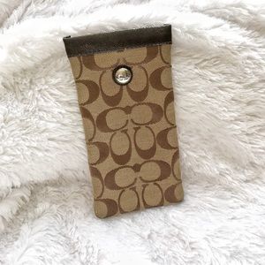 Coach Signature Sunglass/Eyeglass Case
